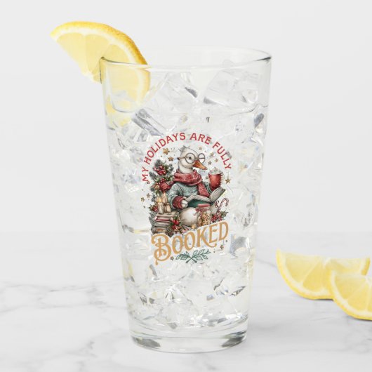 Verre Mes Vacances Sont Entièrement Réservées (Devant glace)