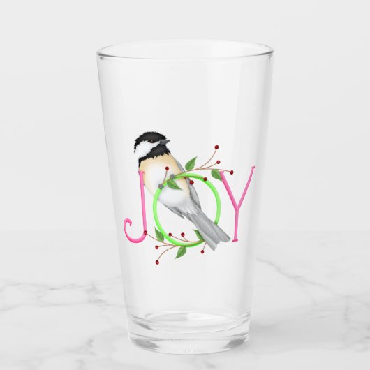 Verre Mésange mignonne "Joie" (Devant)