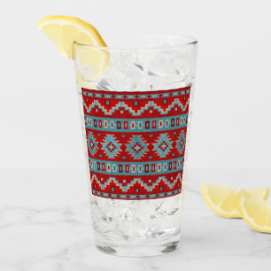Verre Mesas Sud-Ouest Turquoise & Boisson Rouge