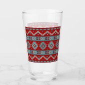 Verre Mesas Sud-Ouest Turquoise & Boisson Rouge (Devant)