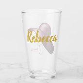 Verre Mesdames à déjeuner - Elégante personnalisée (Dos)