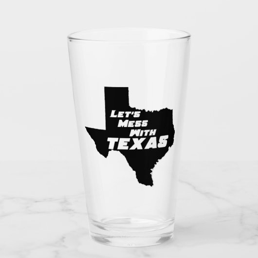 Verre Mess with Texas Black (Devant)