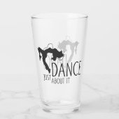 Verre Message drôle - Il suffit de danser 1 (Dos)
