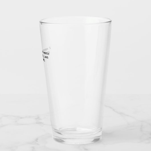 Verre mesure impériale du système métrique v (Gauche)