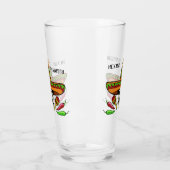 Verre mexicain fait sur commande de nom/de pinte (Gauche)