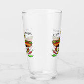 Verre mexicain fait sur commande de nom/de pinte (Droite)