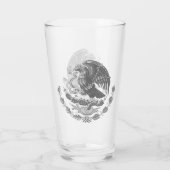 Verre Mexican coat of arms - silver (Dos)