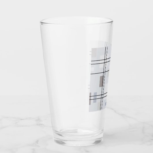 Verre Mi-siècle moderne géométrique 16 (Droite)