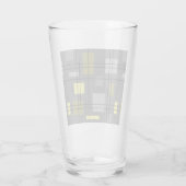 Verre Mi-siècle moderne géométrique 4 (Dos)