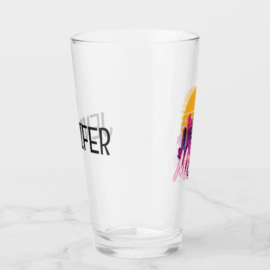 Verre Miami au coucher du soleil (Droite)