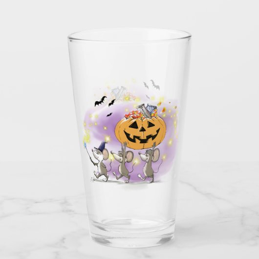 Verre Mic, Mac & Moe's Happy Halloween Glass Cup (Devant)