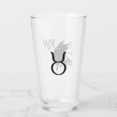 Verre Mighty Taurus the Bull Zodiac Monogramme (Dos)