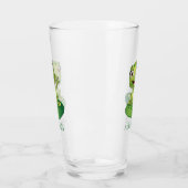 Verre mignon amoureux de grenouilles ajouter le nom (Gauche)