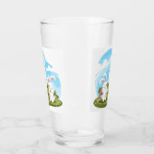 Verre mignon lapin de Pâques Vacances  (Gauche)