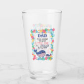 Verre Mignonne Baleine Papa Je Serai Toujours Votre Peti (Dos)