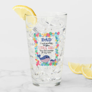 Verre Mignonne Baleine Papa Je Serai Toujours Votre Peti