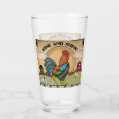 Verre mignonne hauteur shine Campagne ferme (Devant)