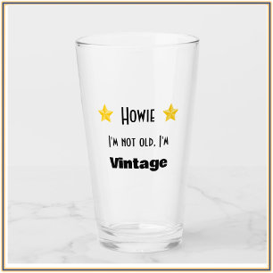 Verre Mignonne Je suis Vintage avec des étoiles d'or