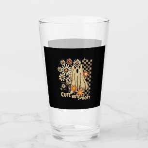 Verre Mignonne mais Éffrayante Fleur Halloween chèque Fa