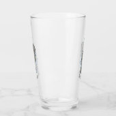 Verre Mignonne manatée bébé avec bulles illustration (Gauche)