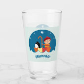 Verre Mignonne Pré École K Perdu Et Trouvé Amitié (Dos)