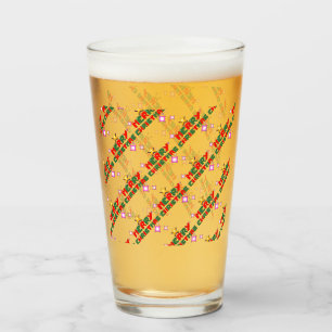 Verre Mikitiez Christmasgame vintage papa elf santaclaus