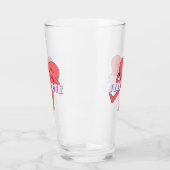 Verre Mikitiez coeur rose selfloe june gemini (Gauche)