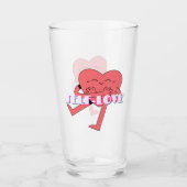 Verre Mikitiez coeur rose selfloe june gemini (Devant)