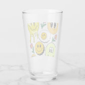 Verre Mikitiez Coussin Smileyface jaune jardin (Dos)