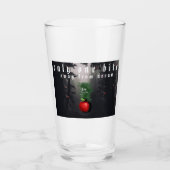 Verre Mikitiez crâne rouge toxique pomme vegan été (Devant)