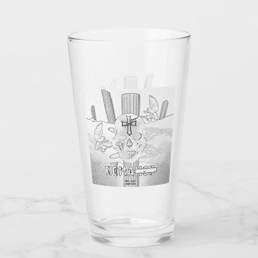 Verre Mikitiez Dreamer crâne tatto arc-en-ciel rocher ro (Dos)