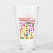 Verre Mikitiez fête Noël jeu vidéo cutepenguin (Dos)