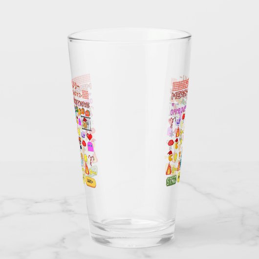 Verre Mikitiez fête Noël jeu vidéo cutepenguin (Droite)