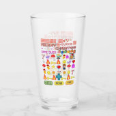 Verre Mikitiez fête Noël jeu vidéo cutepenguin (Devant)