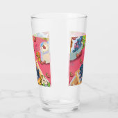 Verre Mikitiez fraise yogert usaflag burger fruit (Gauche)