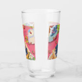 Verre Mikitiez fraise yogert usaflag burger fruit (Droite)