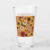 Verre Mikitiez terre natale nature selfloe fleur rose (Devant)