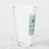 Verre Milan Latitude Longitude (Droite)