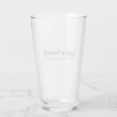 Verre Minimalist Professional Modern Plain Name Title (Dos)