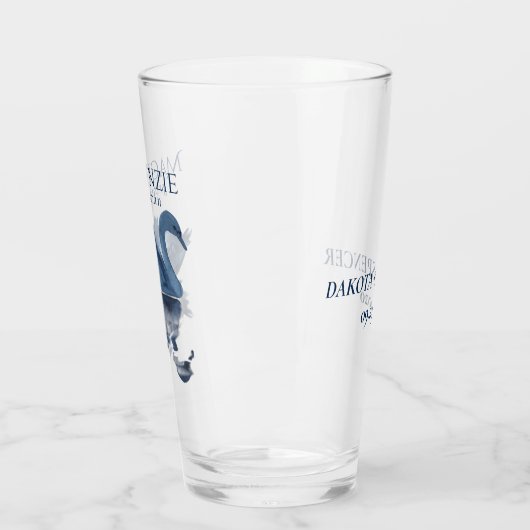 Verre Misty Reflection | Blue Swan Briding Party Keepsak (Gauche)