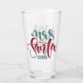 Verre Mme Santa Claus (Dos)