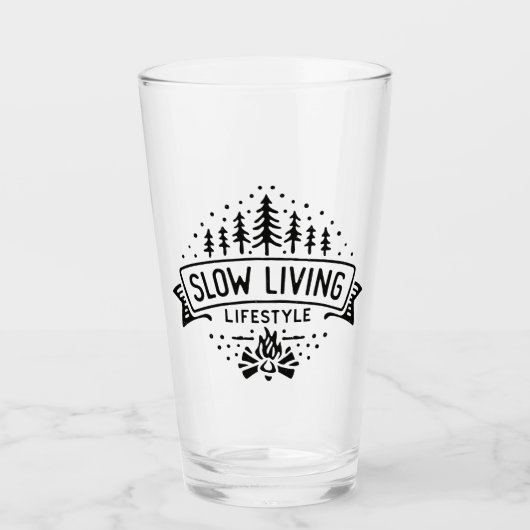 Verre Mode de vie lent (Devant)