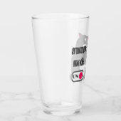 Verre Mode grumeux sur drôle de gros chat (Droite)