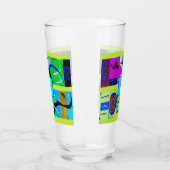 Verre Mode Jaune Inspiration Abstraite De Matisse (Gauche)