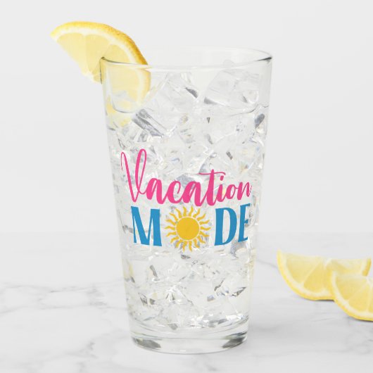 Verre Mode vacances (Devant glace)