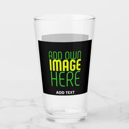 VERRE MODÈLE DE TEXTE D'IMAGE NOIRE SIMPLE ET MODERNE (Dos)