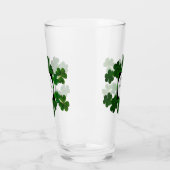 Verre Modèle du logo Shamrock vert irlandais (Gauche)