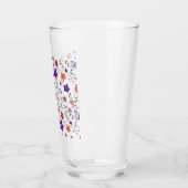 Verre Modèle floral à main (Gauche)