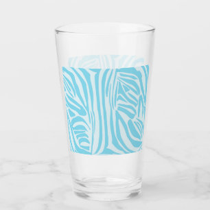 Verre Modèle Zèbre Bleu