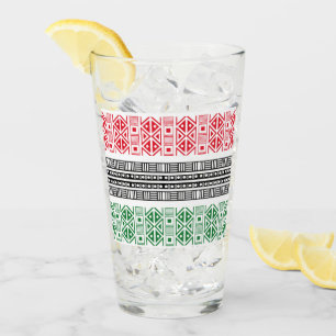 Verre Modèles de drapeau de Kwanzaa
